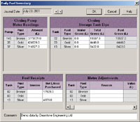 OFM's Daily Inventory Form